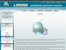 Tablet Screenshot of lirose.hr